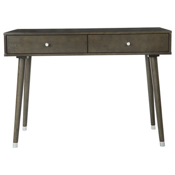 Cupertino Console Table in Gray Wood K/D Legs Only.