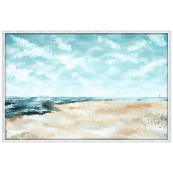 "At the sea's shore", Decorative Wall Art, 61.75"x41.75"