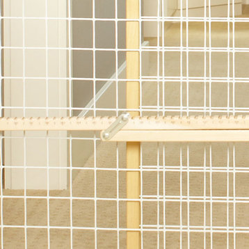 North States 4618A Extra-Wide Expandable Wire Mesh Safety Gate, 29.5"-50"x32"