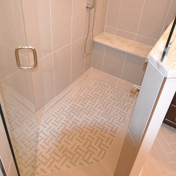 Malvern Master Bath Remodel with Large Barrier Free Shower