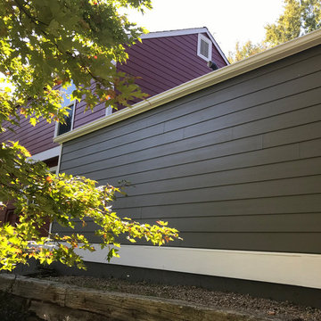 James Hardie reside and new Trex Deck Build
