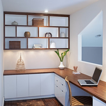 Stylish living by the sea residential remodel Santa Monica , CA