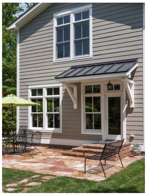 Which corbels to install under accent metal roof?