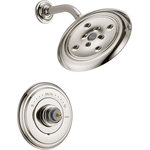 Delta - Delta Cassidy Monitor 14 Series H2Okinetic Shower Trim - Less Handle, Chrome - Delta H2Okinetic Showers look different because they are different. Using advanced technology, H2Okinetic showers sculpt water into a unique wave pattern, giving you 3X the coverage of a standard shower head.* The end result is a shower that provides more coverage, more warmth and more intensity for a truly drenching shower experience. Delta pressure-balance valves use Monitor Technology to protect you and your family from sudden temperature changes. Chrome has rapidly become one of the most popular finishes across decor styles in the bath thanks to its stunning gloss and innate versatility. Paired with crisp lines and bright whites, it creates a bold, modern contrast, but it works equally well with vintage styles and traditional spaces to convey a hint of nostalgia. Delta WaterSense labeled faucets, showers and toilets use at least 20% less water than the industry standard saving you money without compromising performance.