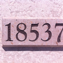 Address Stone Marker - House Numbers