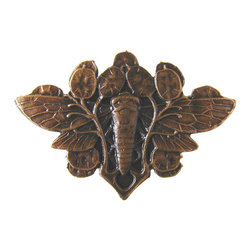 Inviting Home Inc. - Cicada Knobs, Dark Solid Bronze - Cabinet And Drawer Knobs