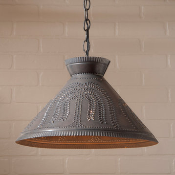 Roosevelt Shade Light With Willow, Kettle Black