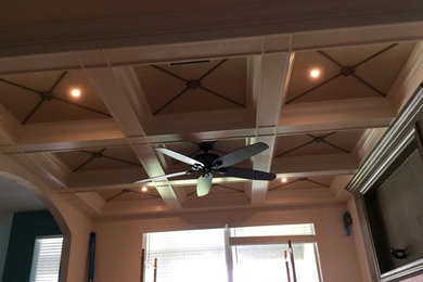 Inspiration for a transitional living room remodel in Orlando