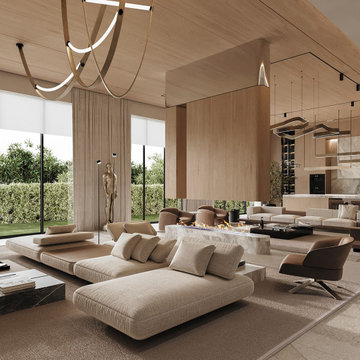 Luxury Modern Minimalist Villa Interior Design | Meydan, Dubai