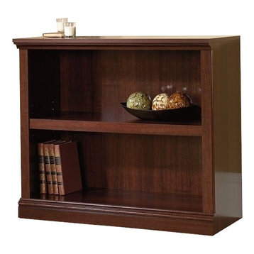 Sauder Select 2 Shelf Bookcase in Select Cherry
