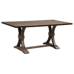 Transitional Dining Tables by Furniture Import & Export Inc.