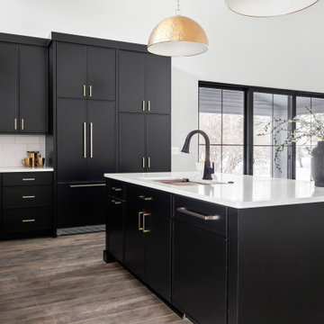 Designing a Dark & Moody Barndominium in Rochester Hills