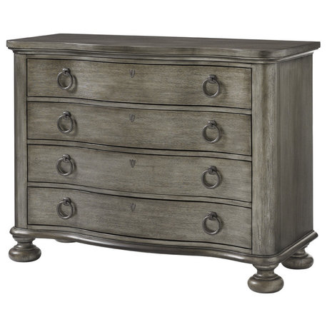 Emma Mason Signature Rich Bay Sandy Ridge Bachelors Chest in Pelican Gray