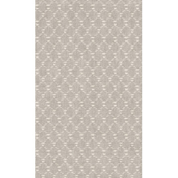 Textured Geometric Diamonds Wallpaper, Light Grey, Double Roll