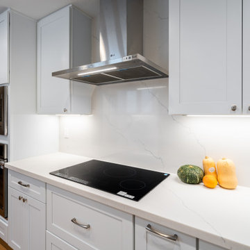 Modern White Kitchen with Efficient Storage Solutions 3 | RTA The Cabination