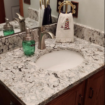 Bathroom & Kitchen Cambria with a Live Edge Bar!