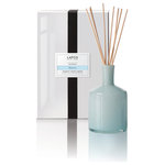 LAFCO - Marine Bathroom Diffuser - Our hand blown glass diffusers filled with natural essential oil based fragrances, unite home fragrance with art to create the perfect ambiance.