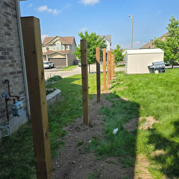 TC Contracting - Orangeville full privacy fence project