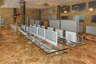 Electronic shop interior design