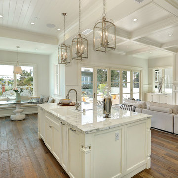 Great Room- Meticulously Detailed Cape Cod Home in Manhattan Beach, CA