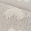 Novogratz by Momeni Topanga Lucille Flat Weave Gray Wool Rug 7'6"x9'6"