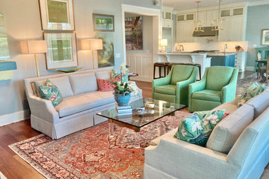 Living room photo in Charleston