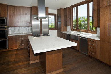 Kitchen - contemporary kitchen idea in Salt Lake City