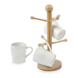 Core Bamboo Mug Tree - Kitchen Storage And Organization