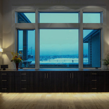 Floating Dining Buffet with Under-Cabinet Lighting - Bend, OR