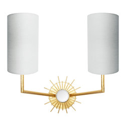 Worlds Away Brooke Gold Sconce - Wall Sconces