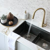 STYLISH Kitchen Sink Faucet Single Handle Pull Down Dual Mode Brushed Gold