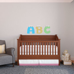 Cute Alphabet A, B, C - Wall Decals