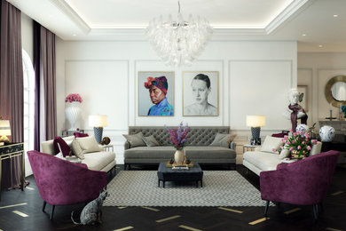 Example of a living room design in Other