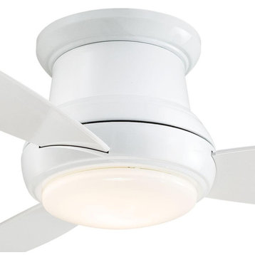 Minka Aire Concept II 44 in. LED Indoor White Flush Mount Ceiling Fan