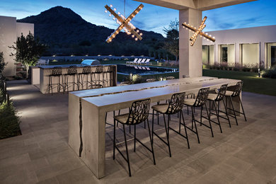 Patio - contemporary patio idea in Phoenix