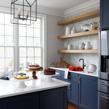 Transitional Retreat - Family Room Remodel & Scullery Kitchen - Haymarket, VA