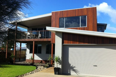 Beach style exterior in Melbourne.