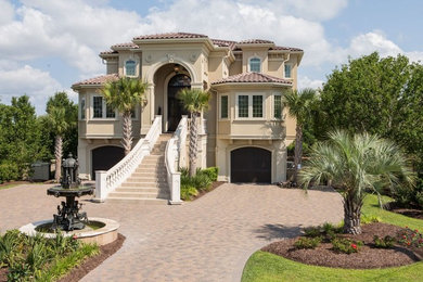 Example of a classic exterior home design in Other