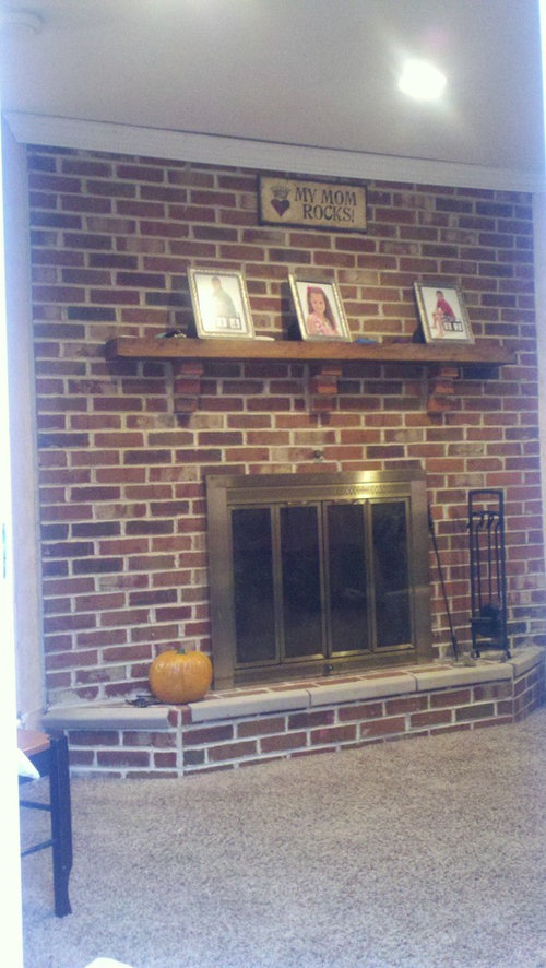 Updating A Brick Fireplace, Update My Brick Fireplace