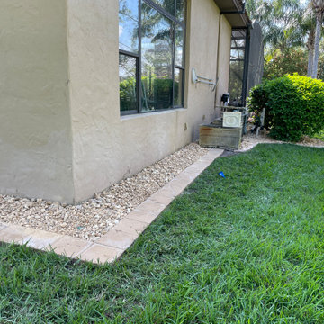 Landscape drainage and drip line solution