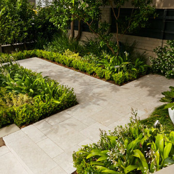 Walkways Paving and Front Yard Upgrade in Sherman Oaks CA