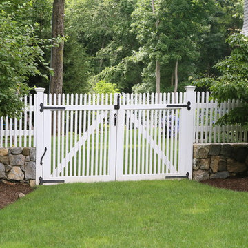 Custom White Cedar Wood Fence and Gates | Connecticut