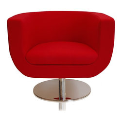 Lola Lounge Chair Red - Armchairs And Accent Chairs