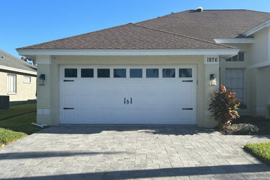 Inspiration for a contemporary garage remodel in Houston