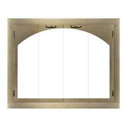 Carolina Arch Conversion Masonry Fireplace Door - Fireplace Accessories