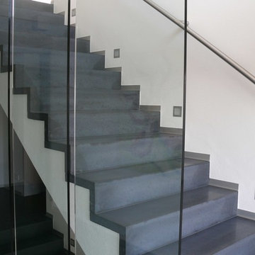 Betontreppe Einfamilienhaus