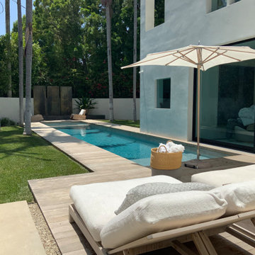 Custom Wood Chaise Lounges