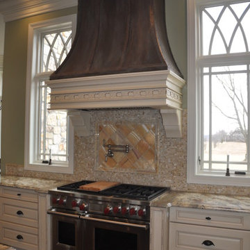 Grand Kitchen with a French Country Flair