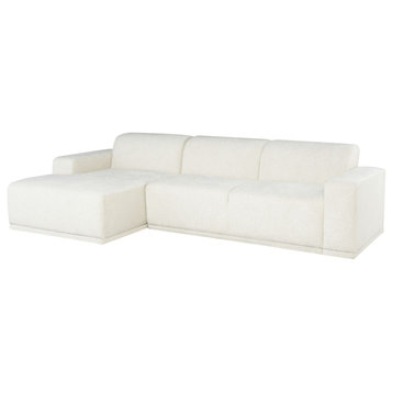Leo Coconut Fabric Sectional Sofa, HGSC712