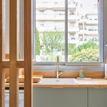 MIRABEAU - Entrée de la lumière dans un RDC de 70 m² à Vincennes